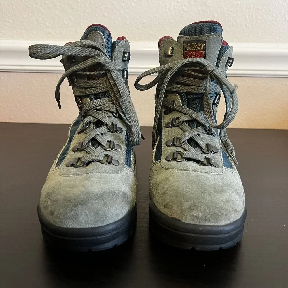 Tecnica Skywalk GORE-TEX Trekkers Waterproof Hiking Boots Italy‎ Size 5.5 Green